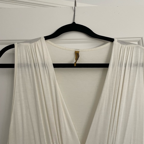 Rachel Pally Long Sleeveless Caftan in Cream - Picture 5 of 5